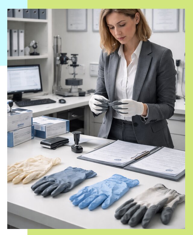 Сертификация перчаток в Мирном от 8593 р. | Алешин-Мир