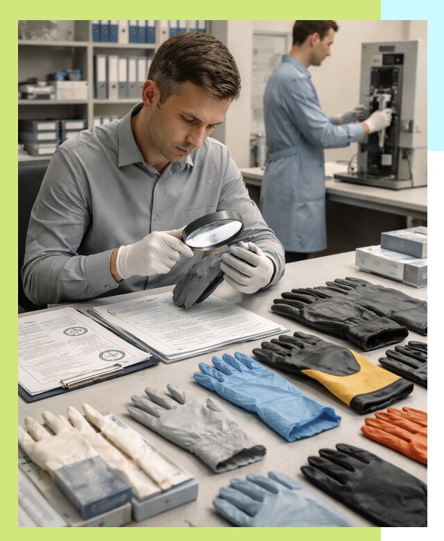 Сертификация перчаток и средств защиты продукции в Мирном