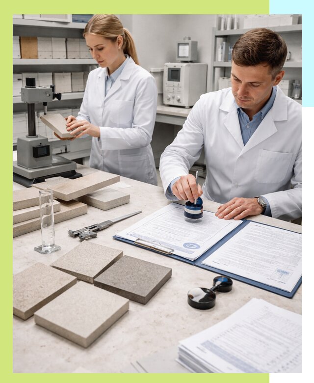 Сертификация плитки и керамики в Мирном с документами