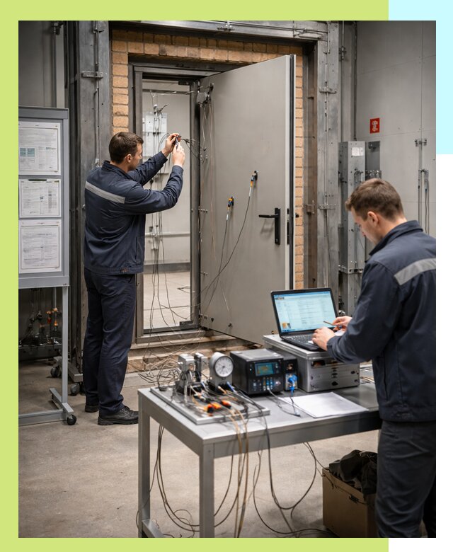 Сертификация противопожарных дверей в Мирном по ГОСТ и ТР