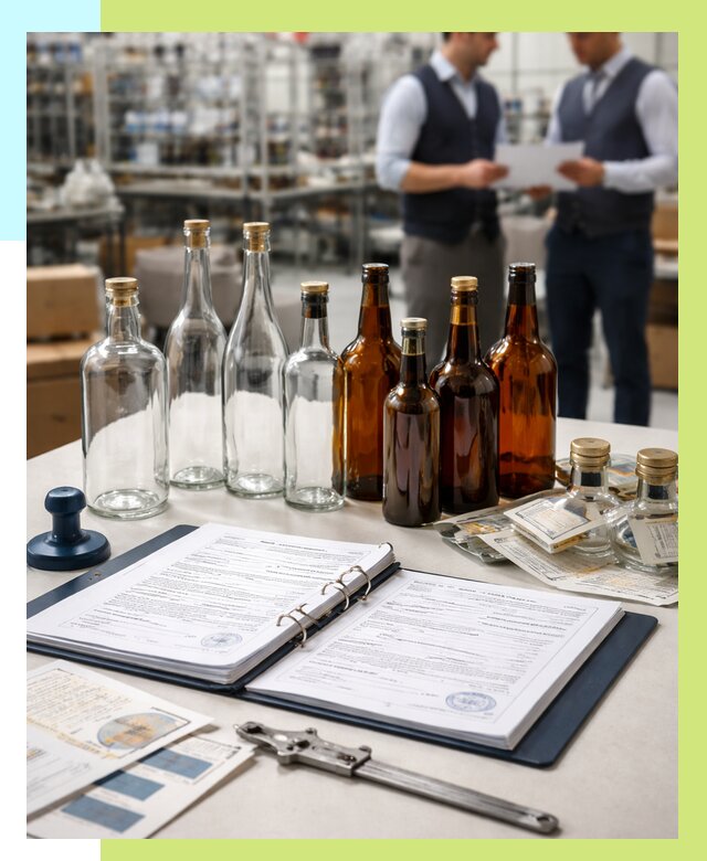 Сертификация стеклянных бутылок в Мирном от 25273 р. | Алешин-Мир
