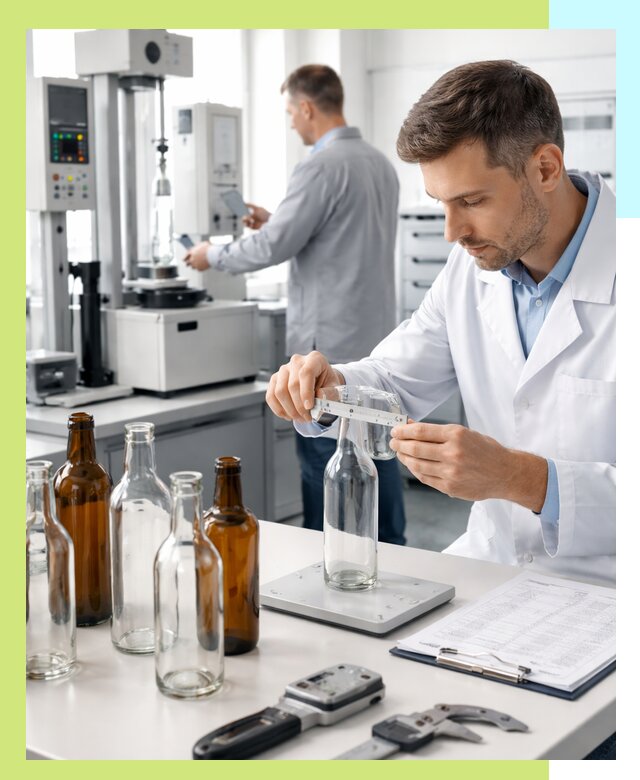 Сертификация стеклянных бутылок и сопутствующей упаковки в Мирном