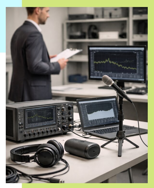 Сертификация аудиотехники в Мирном от 15164 р., Алешин-Мир