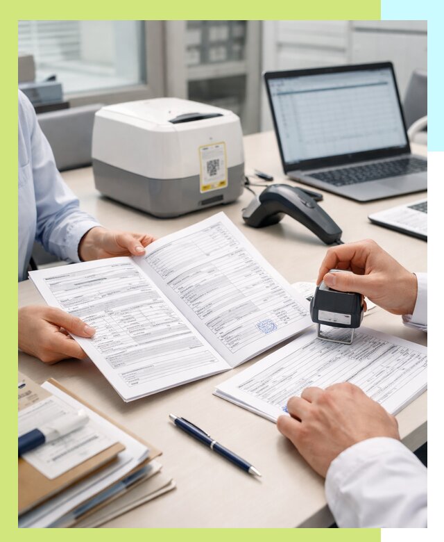 Оформление паспорта на товар и сопроводительных документов в Мирном