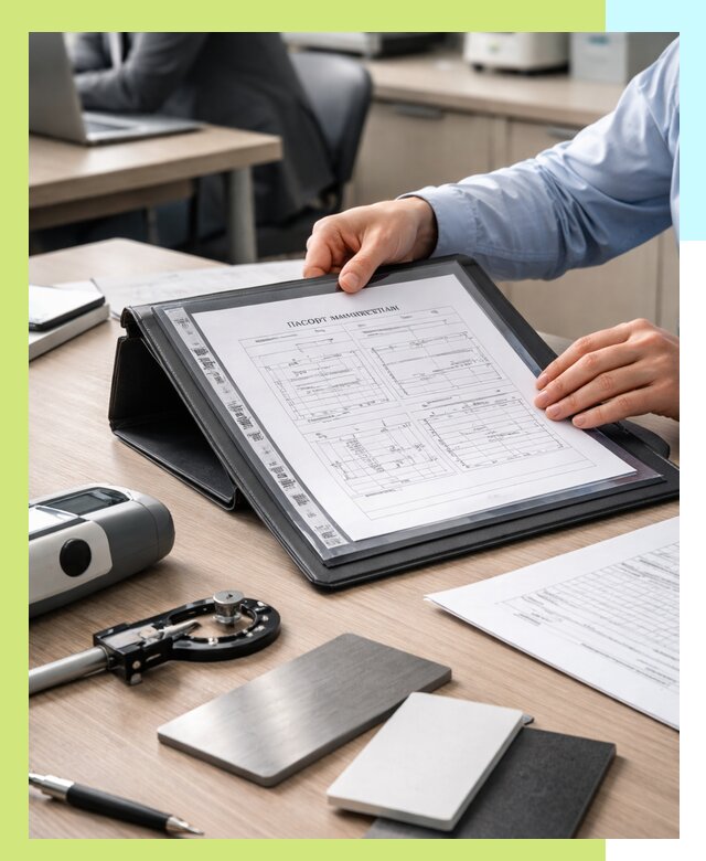 Оформление паспорта материала для продукции в Мирном