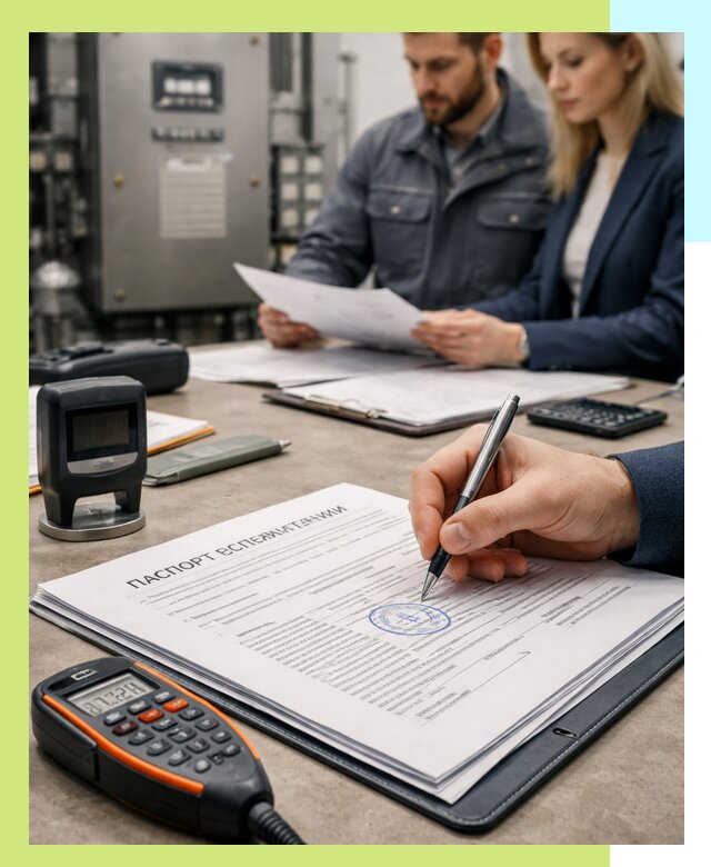 Оформление паспорта эксплуатации оборудования в Мирном