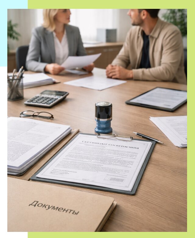 Сертификат соответствия на продукцию в Мирном от 15164 р.|Алешин-Мир