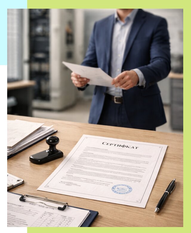 Сертификат на оборудование в Мирном от 15164 р. | Алешин-Мир