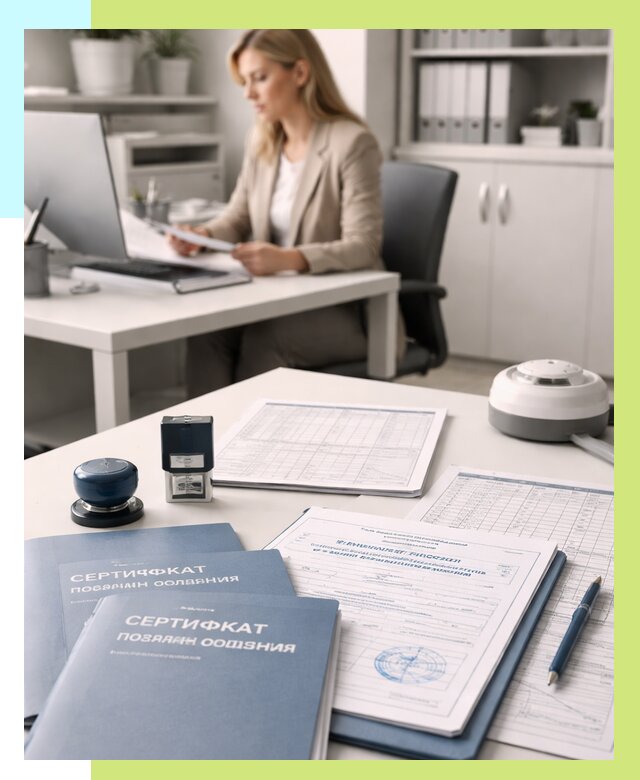 Сертификаты пожарной безопасности в Мирном от 15164 р. | Алешин-Мир