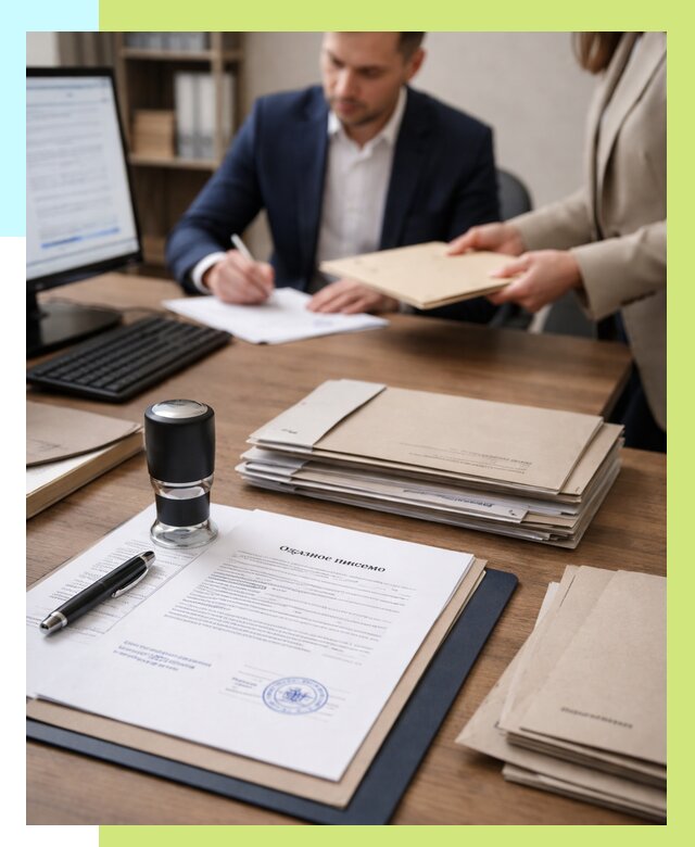 Отказное письмо для таможни в Мирном от 3033 р, Алешин-Мир