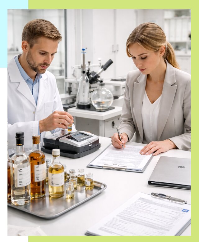 Заключение о спиртосодержании в Мирном, от 5055 р., Алешин-Мир