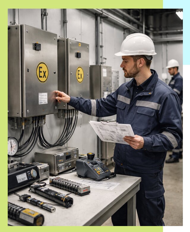 Сертификат взрывозащиты промышленного оборудования в Мирном