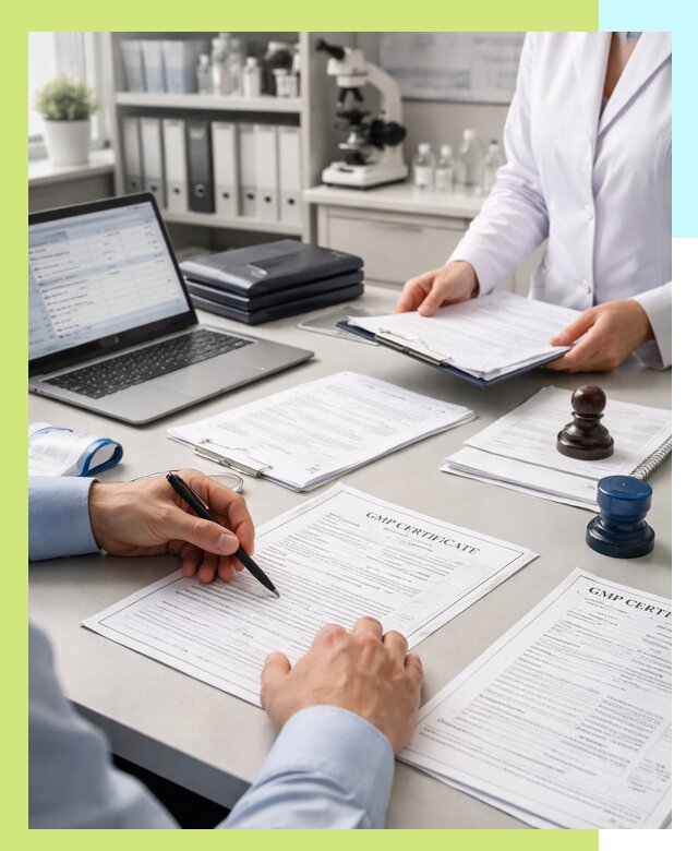 Оформление сертификата GMP в Мирном для фармпроизводства