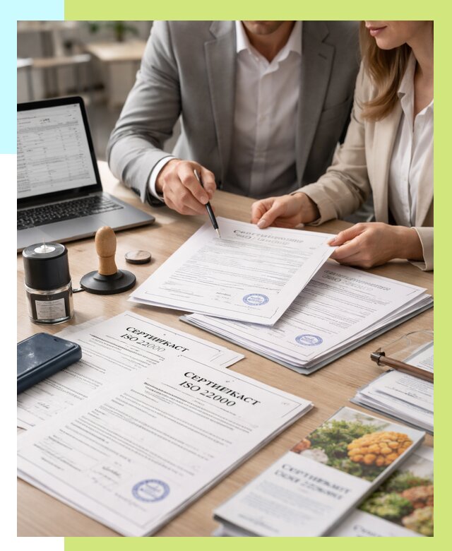 Сертификат ISO 22000 в Мирном от 40436 р. под ключ | Алешин-Мир