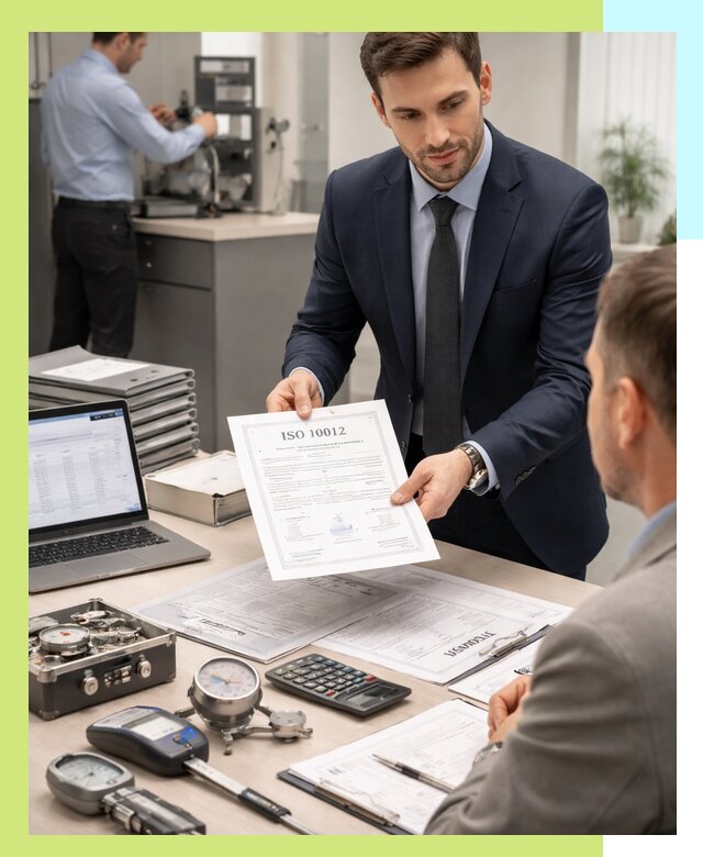 Выдача сертификата ISO 10012 по требованиям метрологии в Мирном