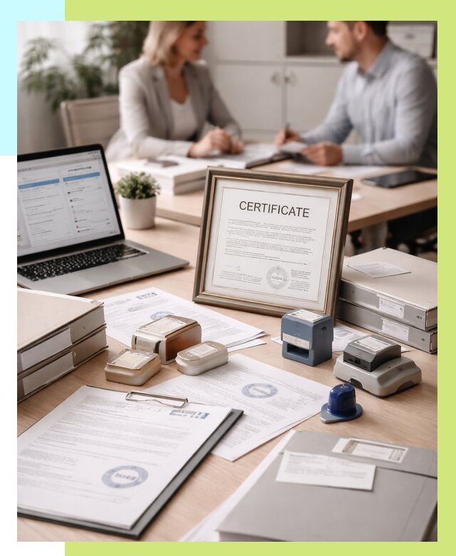 Сертификация компании в Мирном от 45491 р. | Алешин-Мир — заказ